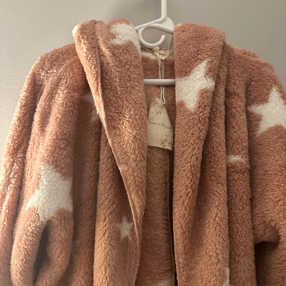 Hem & Thread Sherpa Hooded Open Jacket - Picture 11 of 12